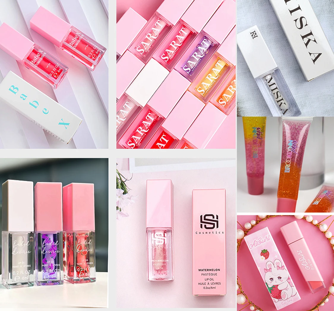 Custom Logo Glossy Moisturizing Magic Plumping Fruit Lip Oil Cruelty Free Vegan Color Changing Lip Oil