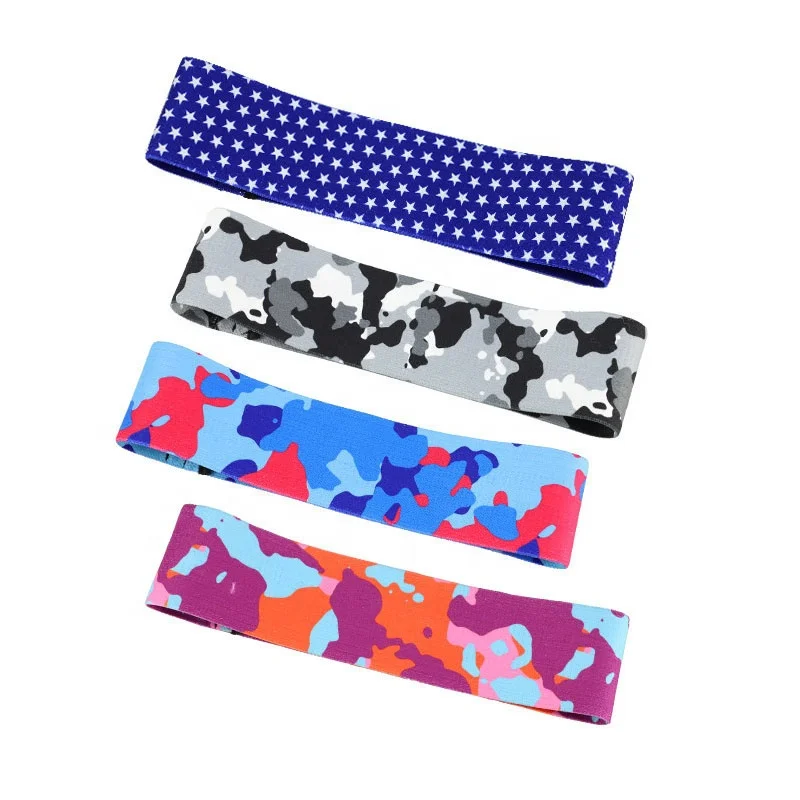 Цветная ткань для упражнений, новый стиль, хлопковая лента, нескользящая повязка на бедра, круглая резиновая лента для упражнений на приседание