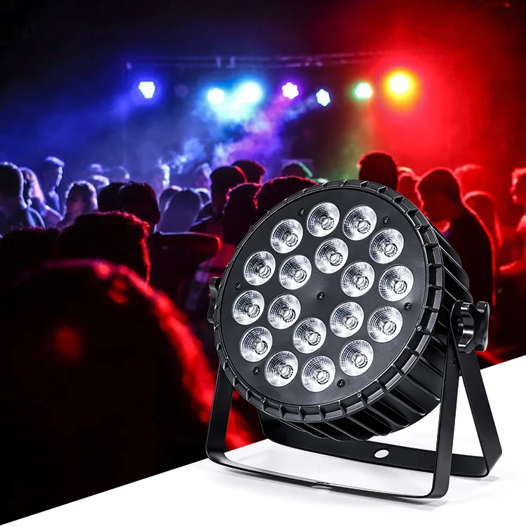 OEM RBGW Parled 4 in 1 stage lamp aluminium Par18 led par lights bar event dance floor pub