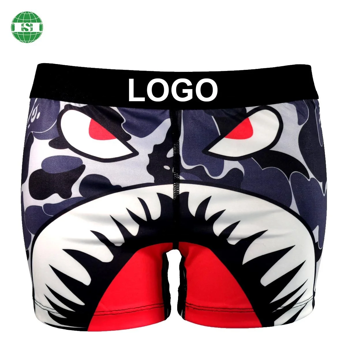 Custom your design brand name girl boxer shorts Patterned printing underwear boy shorts panties for women