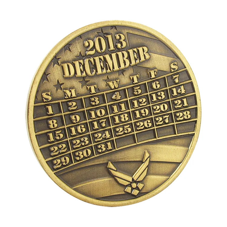 Enamel Exquisite Art Metal Crafts Manufacturer Souvenir Custom Golden Coin Custom-Made Souvenir Challenge Coin