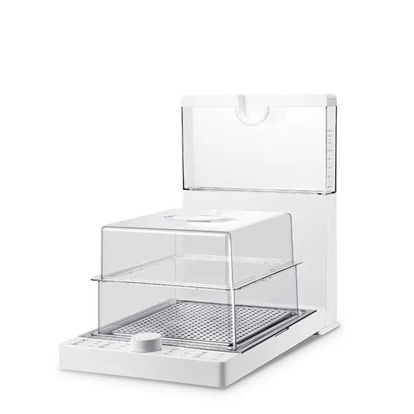 YN-S104 foldable stermer 2 tires food steamer for cooking