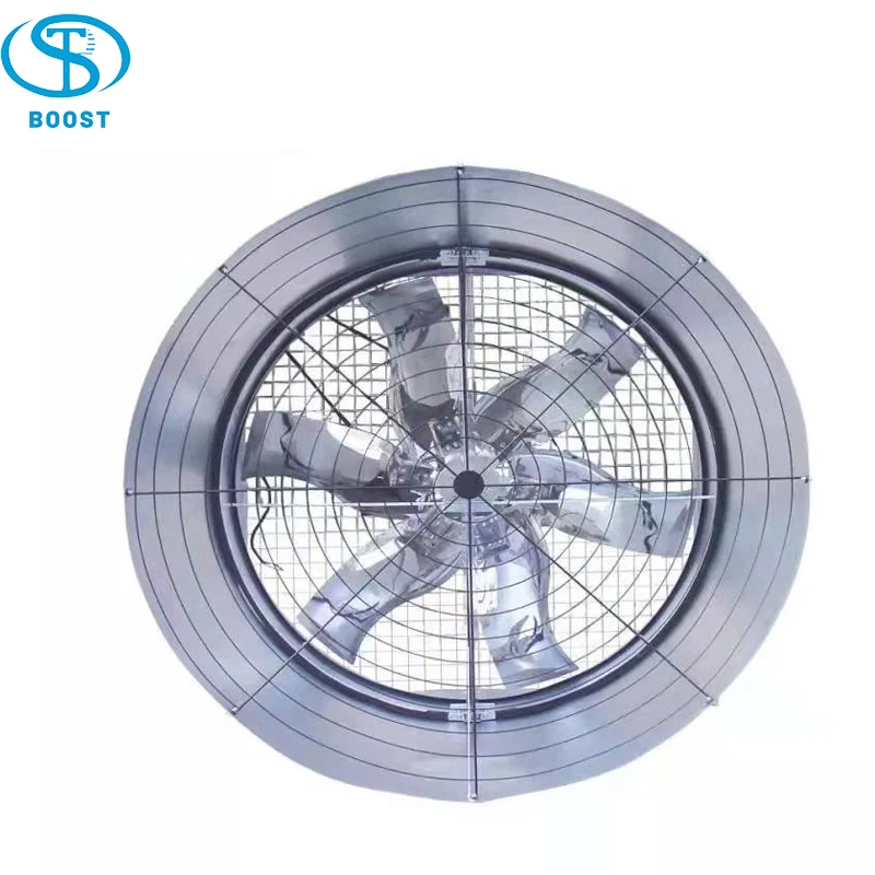 Direct supply Livestock breeding Cone Fan exhaust equipment Cowshed exhaust Fan louver wind duct Fan