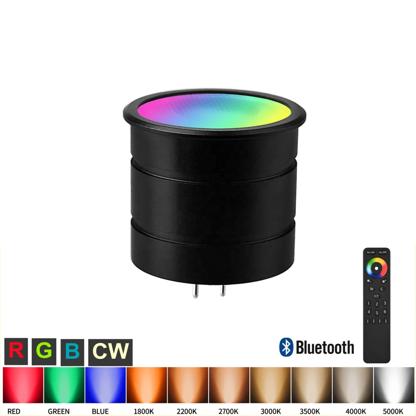 High lumen 3000K  12V 110V 220V 5W led mr16 led bulb for Landscape spotlighting