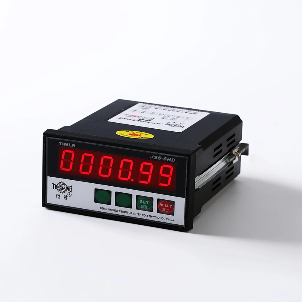 High quality hot selling 220v 6 digits digital hours meter with power off memory
