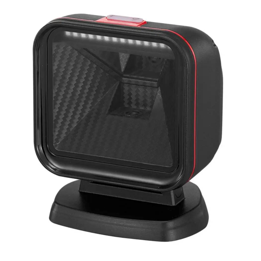 Wired POS Desktop Bar Code Scanner 2D QR Code Reader Stationary Omnidirectional Barcode Scanner for Supermarket