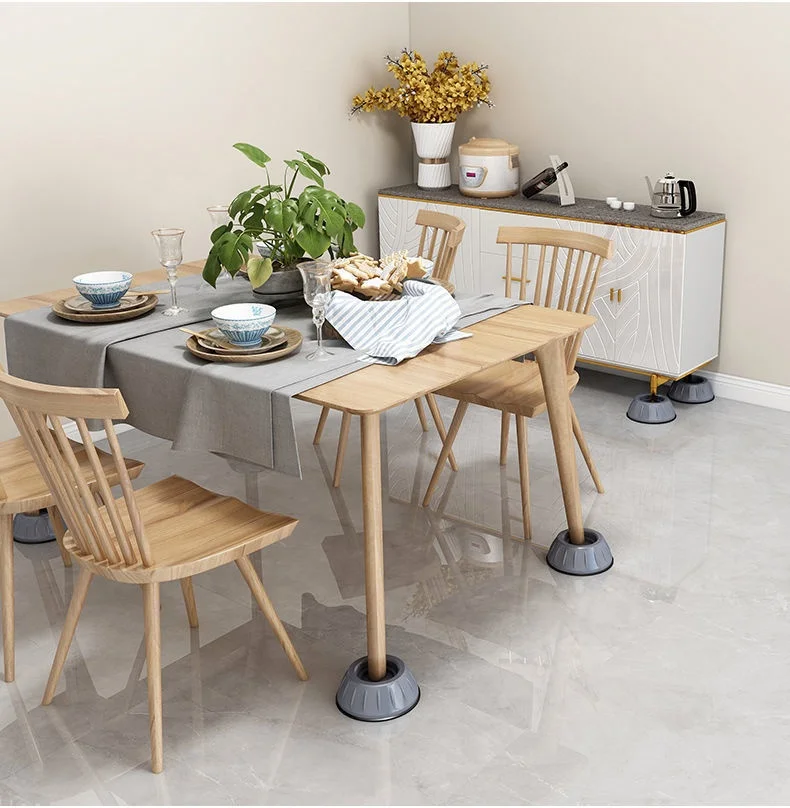 Wholesale Round Heavy Duty Furniture Chair Leg Foot Nail Slider Anti-Slip Mat Washing Machine Foot Mat