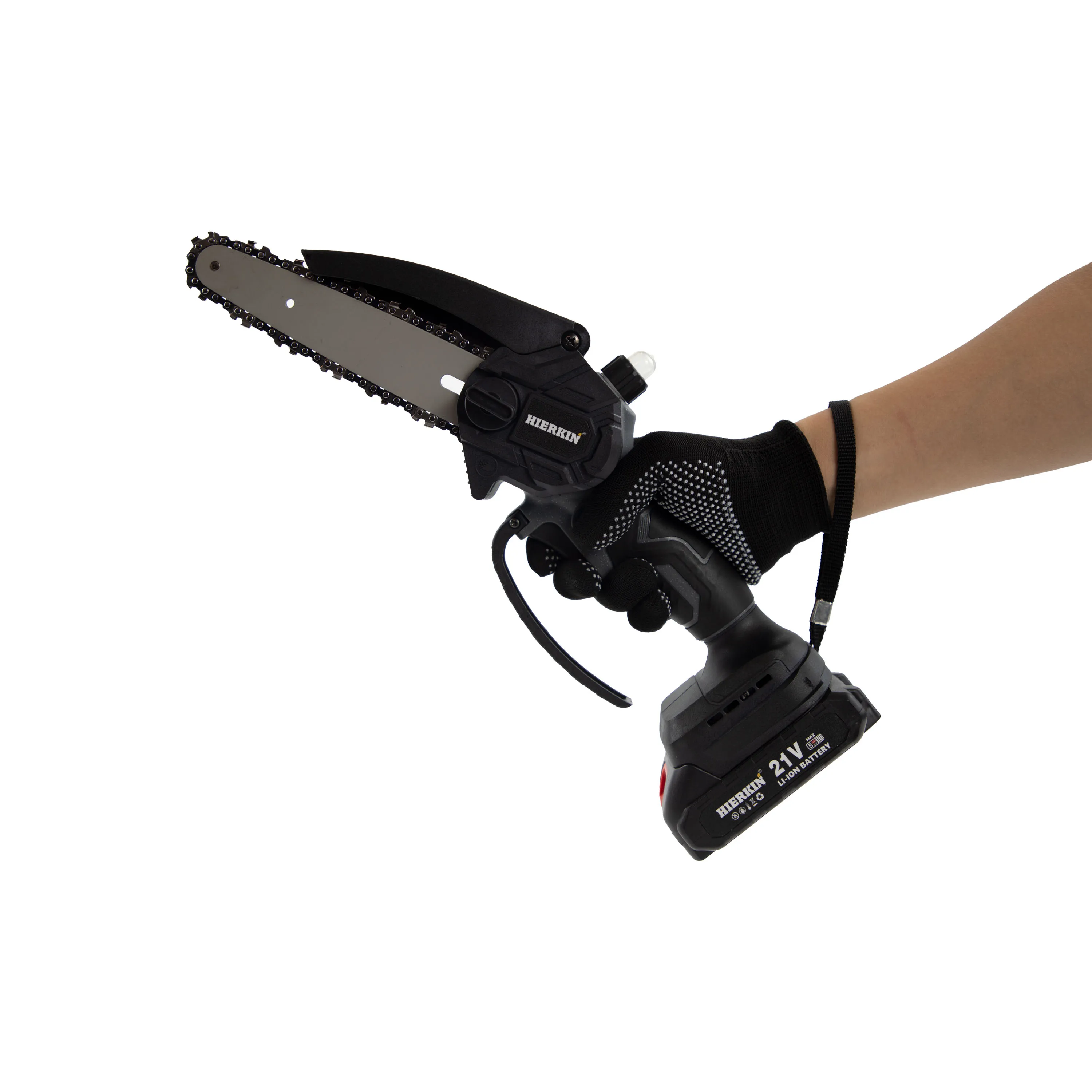 HIERKIN High Quality Cordless 6 Inch/4 Inch Electric Chainsaw Rechargeable Batteries Chainsaws Garden Tools Chain Saw