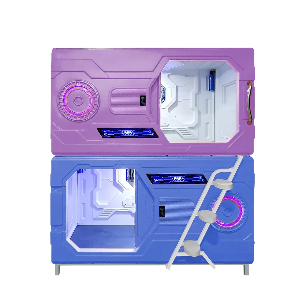 
WIMI Cheap Newest Soundproof Capsule Hotel Unique Sleeping Pod Capsule Luxury Space Capsule Hotel Made From China 