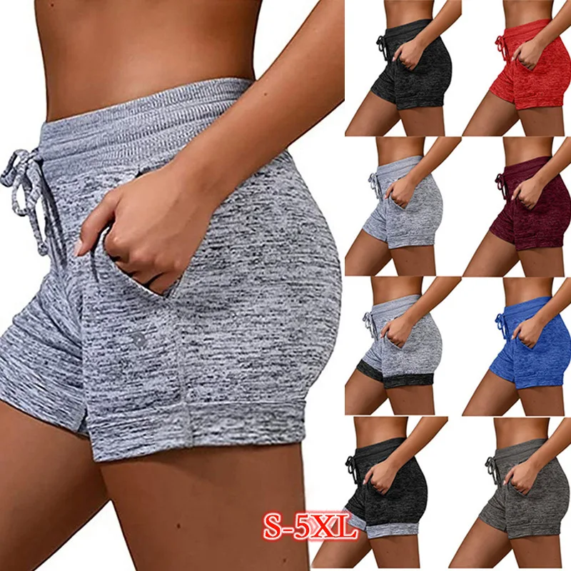 shorts women harajuku yoga movement carry buttock fitness pants tall waist stretch yoga pants shorts feminino