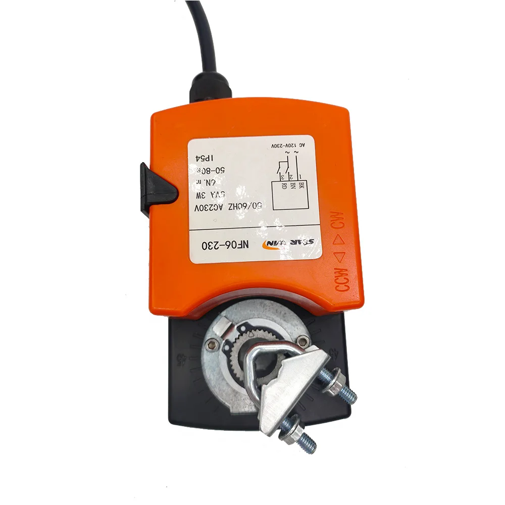 Ready To Ship  Ventilation 24V 120V 230V HVAC System 6Nm 10Nm On/Off  Damper Actuator