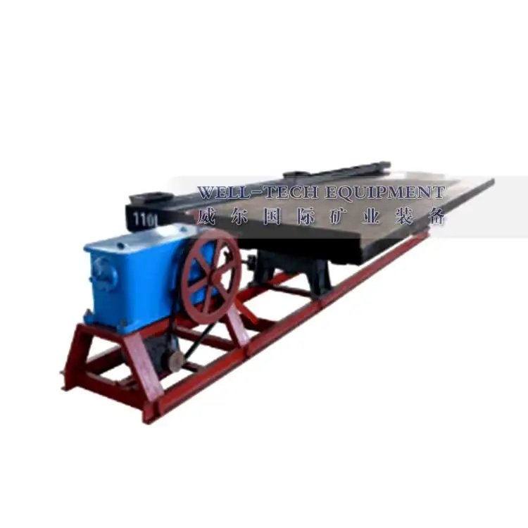 Gold seperation small vibrating fiberglass deck wet shaking table