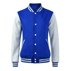 PDEP S-4XL  Custom men  varsity jacket stand-up collar team uniform button work clothes embroidery wholesale varsity jacket men