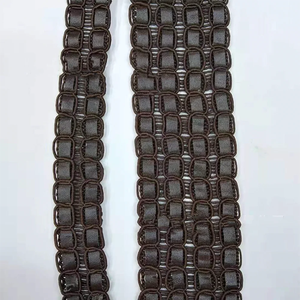 Leather Eight Character Ribbon Lace Clothing Collar Cuff Bag Mouth Ethnic Style Belt Shoe Hat Factory Wholesale