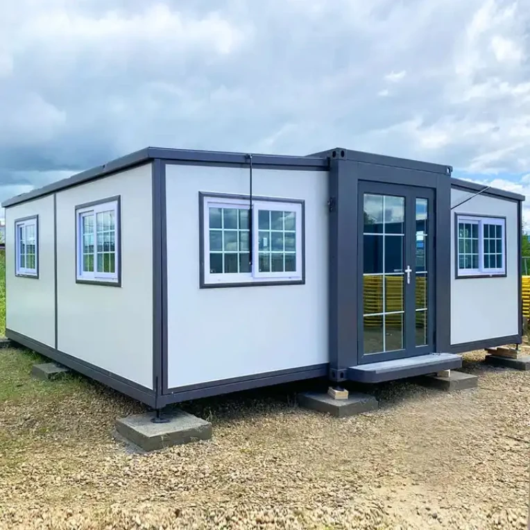 Foldable Building 2 Bedroom Portable Modular Home China Shipping 20ft 40ft Expandable Folding Container House and Other House