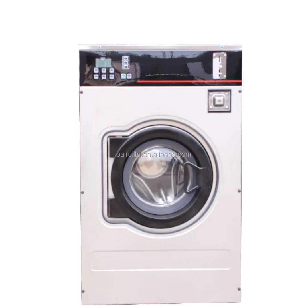 Automatic coin and card washer with remote control system