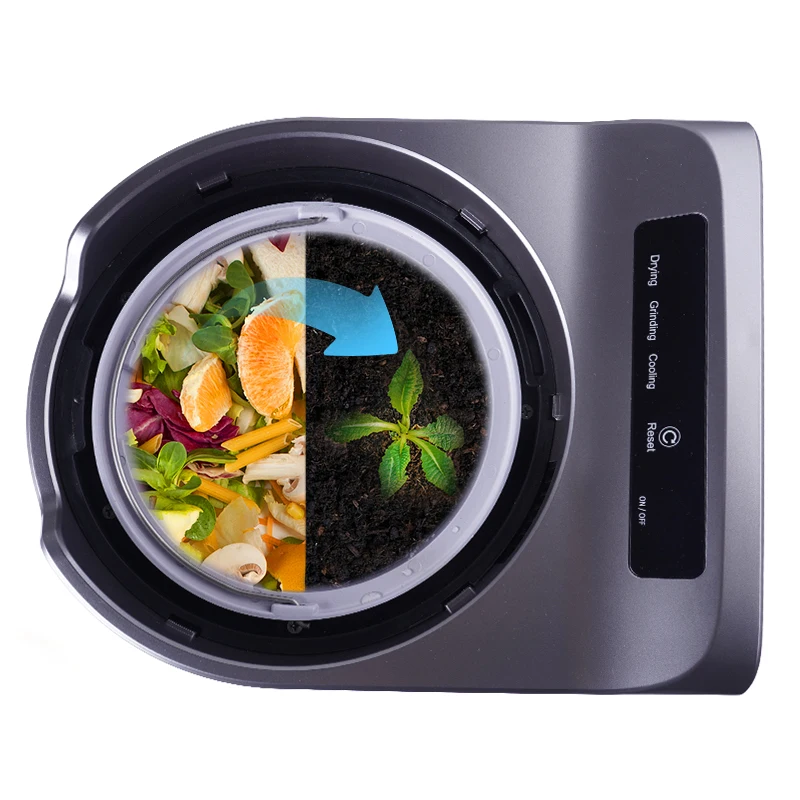 Kitchen Composter Garbage Disposal Removable Food Waste Processor
