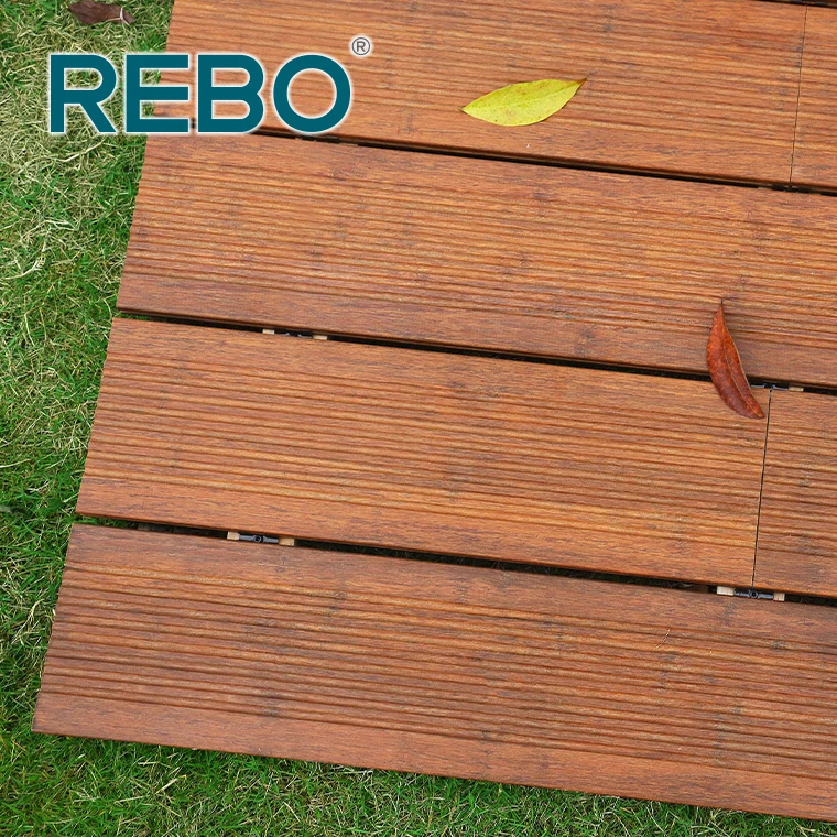 Hot sale high density popular bamboo wooden flooring outdoor