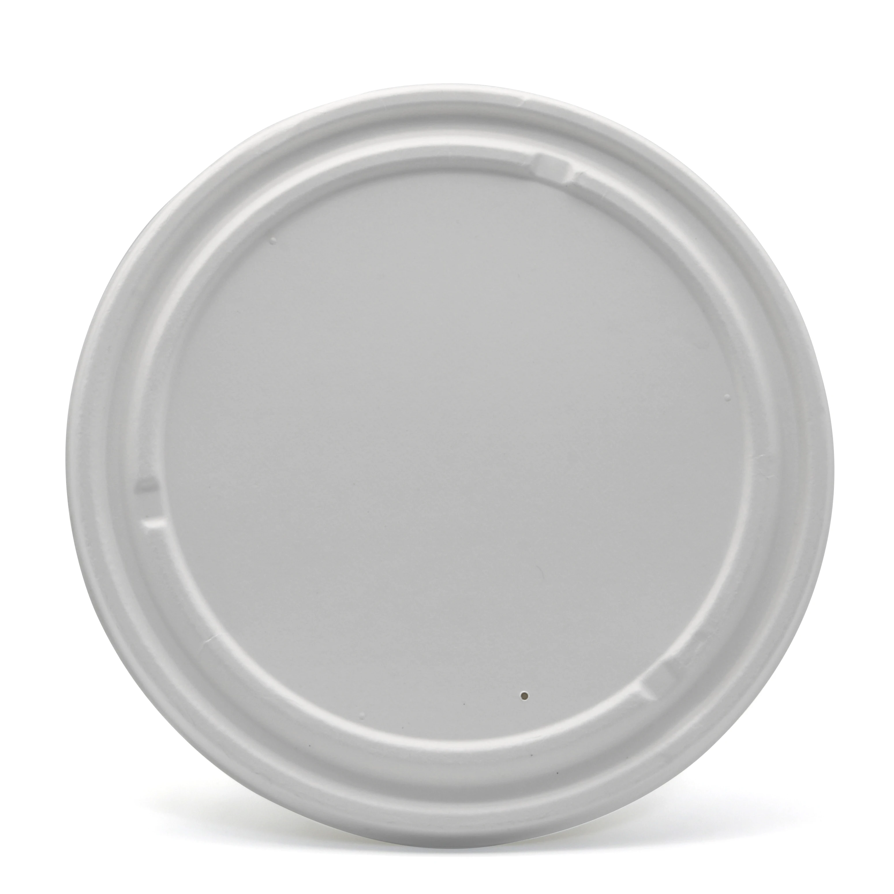 Take Away Food round disposable tableware sugarcane bagasse pulp paper party plate compostable 100% biodegradable plates