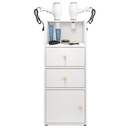 Multi function barber cabinet wood haircut console table haircut ark cabinet with drawer