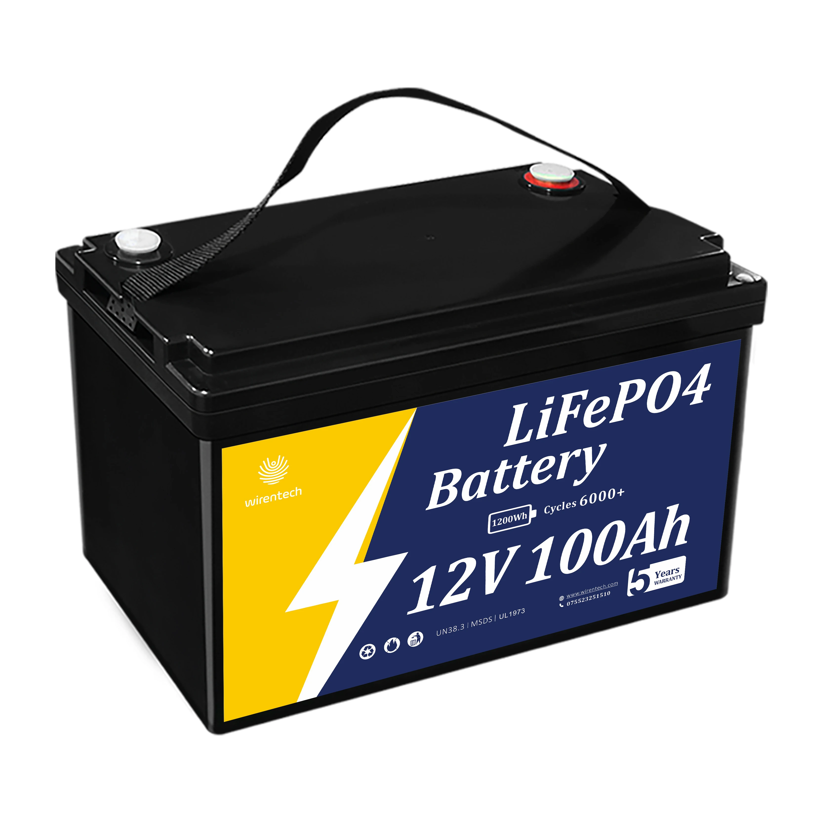 UL1973 IP67 1200A 100Ah защита от проникновения усилители для активного равновесия Lifepo4 батарея класса литий-ионный аккумулятор 12 В