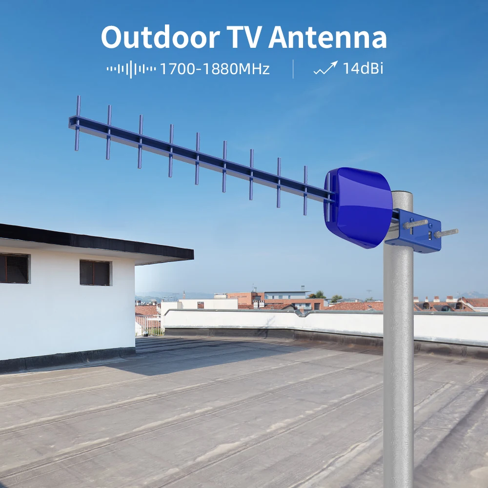 Yagi antenna aerial Booster accessories 15dBi big Gain GSM 1700-1880mhz yagi outdoor antenna for Mobile Signal Repeater Use