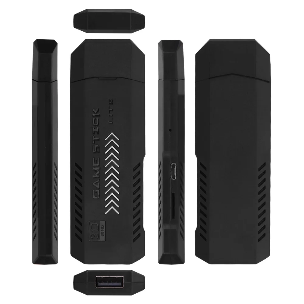 GD10 Game Stick X2 Plus Retro 4K Video Game Console For N64 2.4G Wireless Controllers HD 30000 Classic Games For PSP/N64/PS1