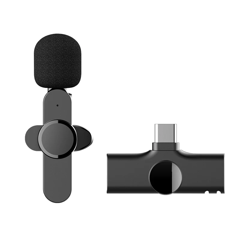 Clear Sound Omni-Directional Portable Light Adjustable HD Mic Microphone with Anti Spray Sponge  For Video Tik  Tok Live Show