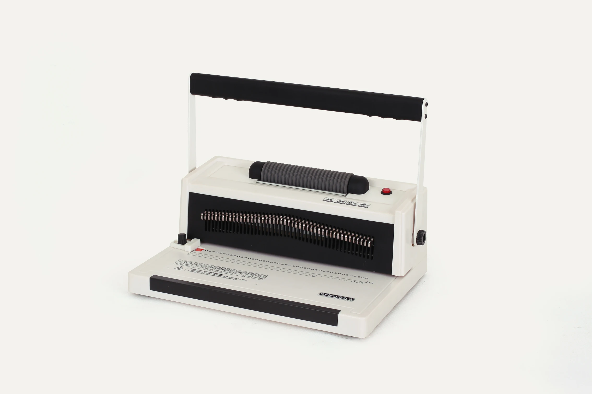 Coil Binding Machine Binder Machine 4:1 Plastic Spiral Coil Book Binding Machine 46 Holes