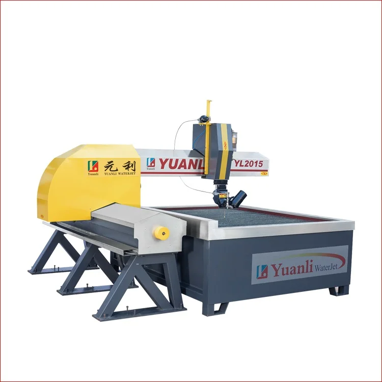 
pattern design waterjet cutting steel aluminum cutting machine 3 axis cantilever water jet cutter 