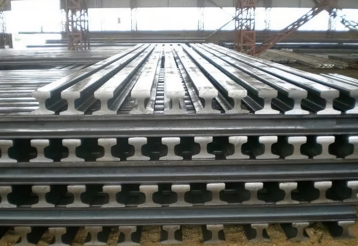 R260 U71mn material grade Crane Rail Steel Qu70 Qu80 Qu100 Qu120 railway track