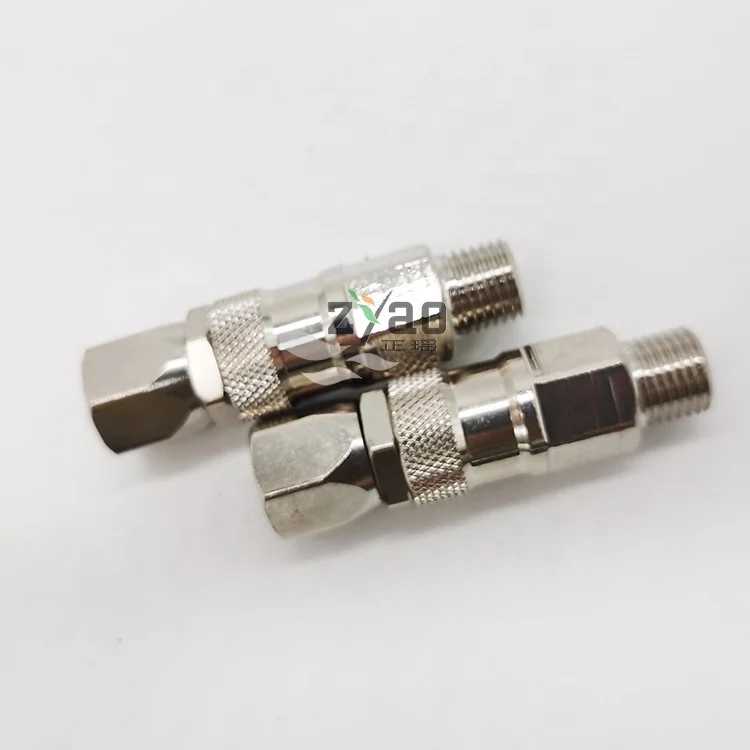 Swivel Joint 1/4-Inch Stainless Steel Rotary Joint High Pressure Airless Spray Gun Whip Hose Swivel for Paint Sprayers