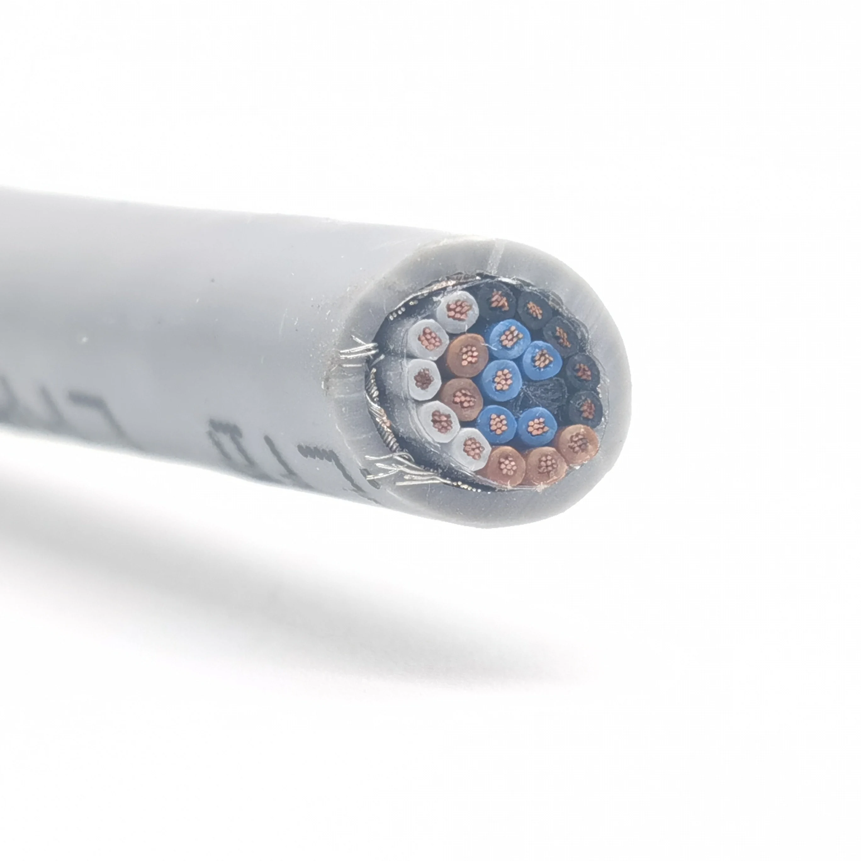 LIHCH Halogen-Free Polyester Tape Tinned Copper Wire Braiding Cable