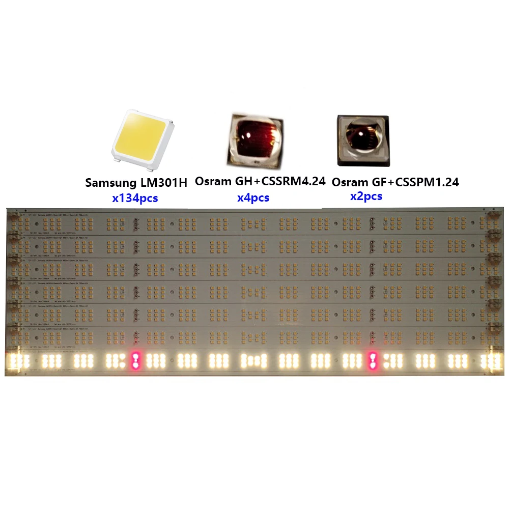 High Quality Led Board Samsung LM301H evo LM301B LM561C LM281B Pro Grow Led Grow Light PCBA