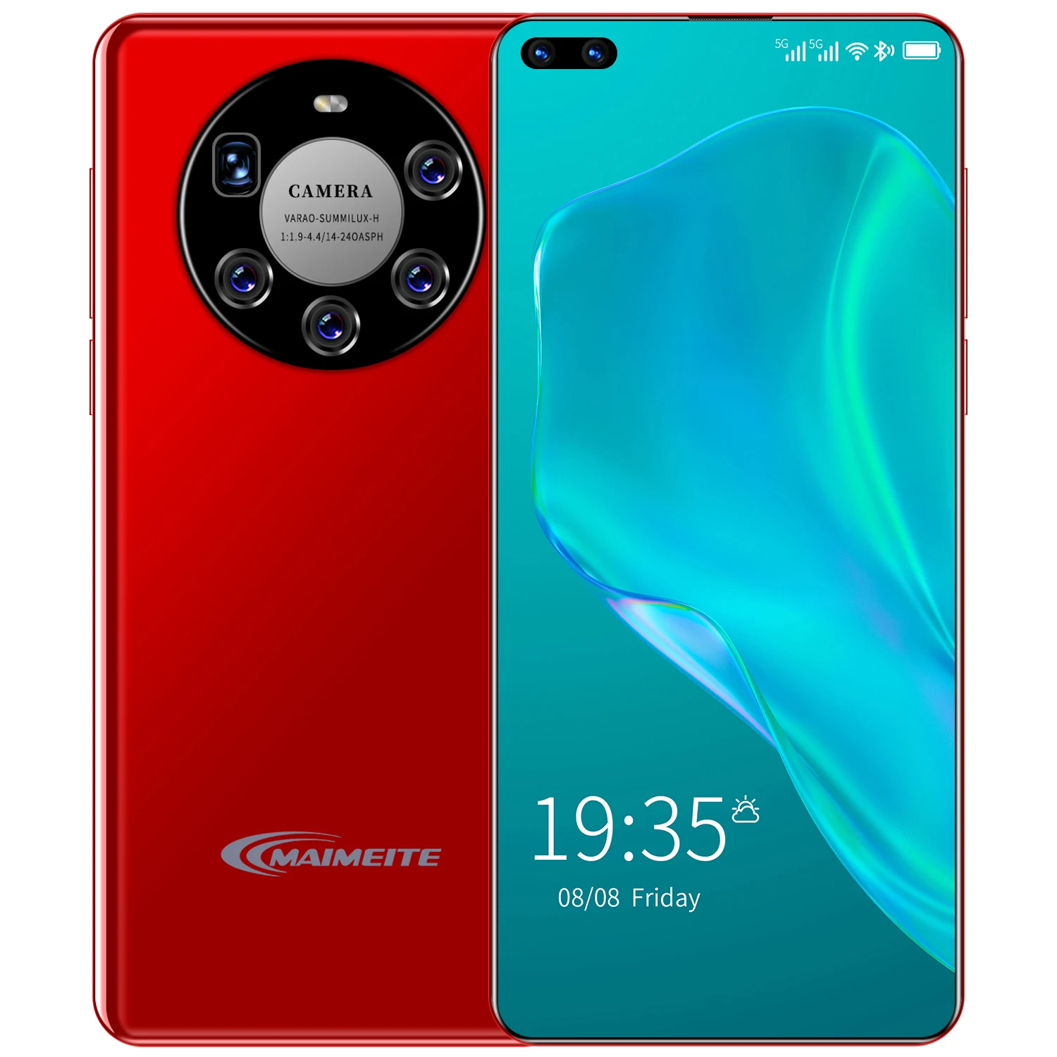Fashion Smart Phone Mate46 pro 8GB RAM+256GB 6.3inch screen Front Camera 21MP+ Rear 32MP 4800mAh Wholesale