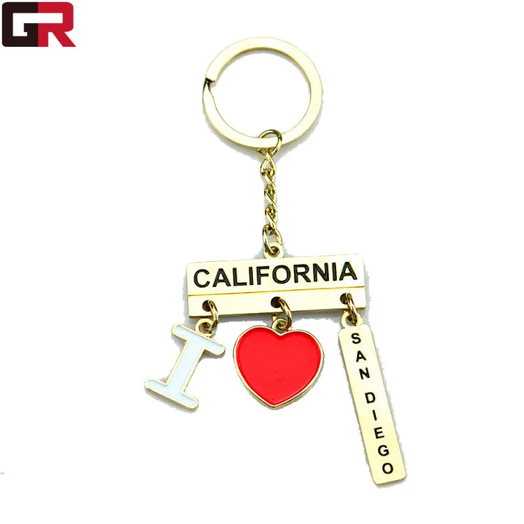 Wholesale Metal Personal Sublimation Keychain Craft Custom Design Logo Funny Gifts Key