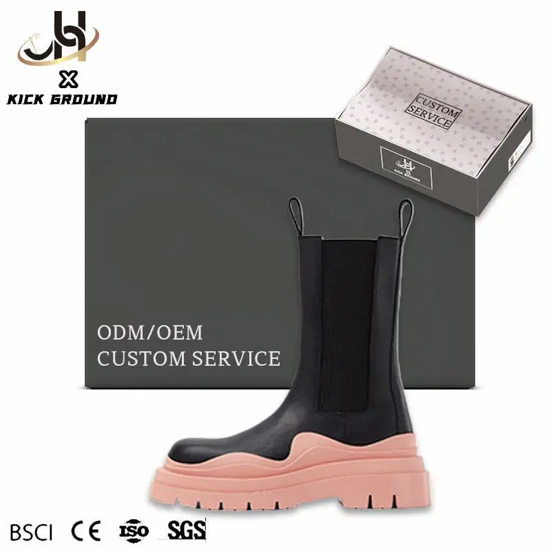 JH Botas De Tobillo Best Selling Mid Calf Boots Short Women Autumn Designer Luxury Platform Ladies Ankle Boots