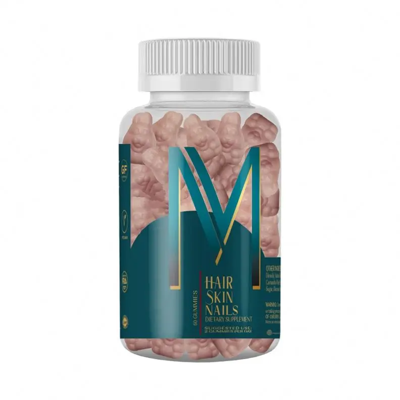 OEM  Hair Vitamins Gummies With Biotin And Collagen Candy Health Care Supplement Private Label