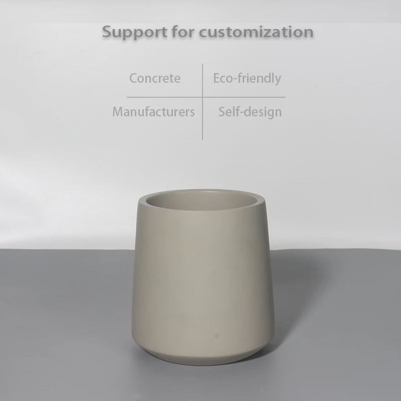 Concrete Ice Bucket for Home Decor Elegant Beverage Tubs for Indoor Use