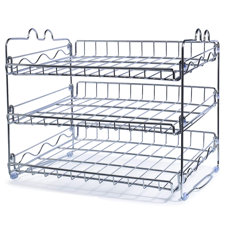 Refrigerator beverage wire rack storage rack kitchen use