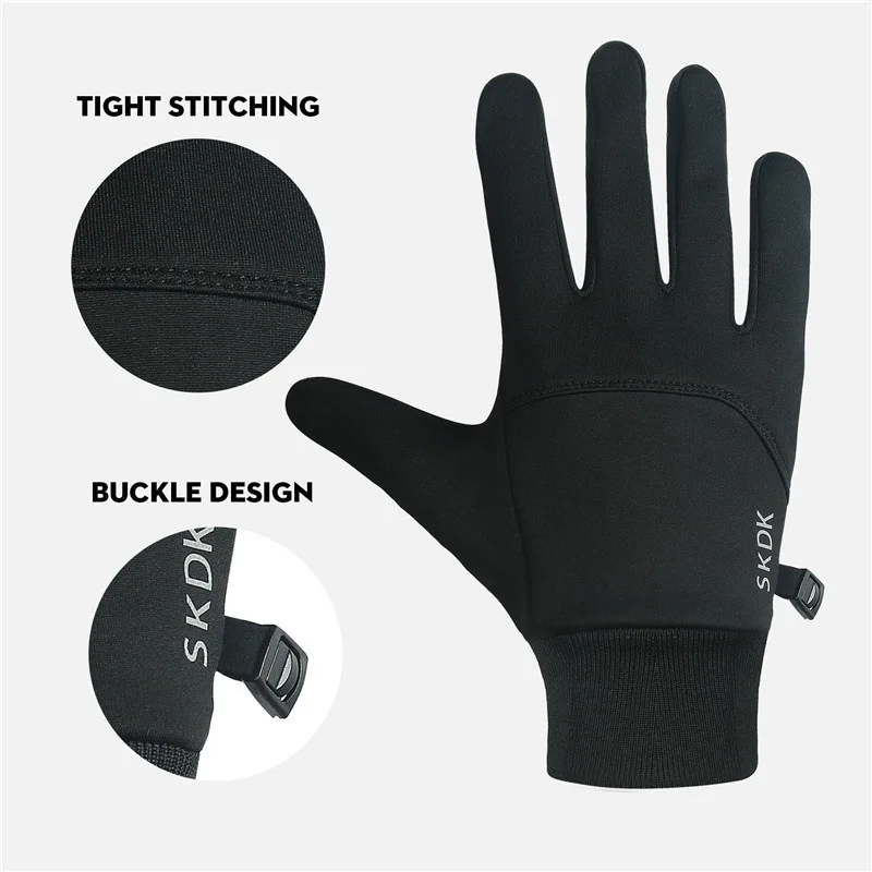 Hot Sale Windproof Cycling Bike Glove Touch Screen Full Finger  Motorcycle Waterproof Winter Sport Gloves