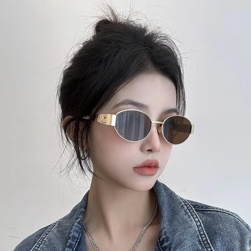 UV400 Designer brands ray ben Round frame high Quality sports glasses metal retro fashion sunglasses for men women