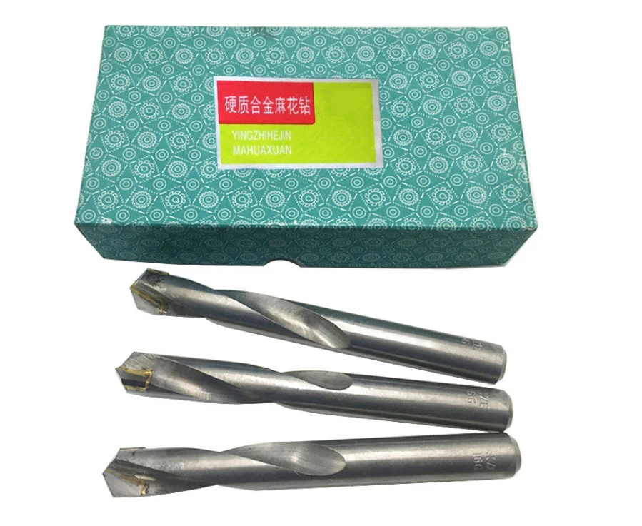 Solid tungsten Carbide tipped Twist Drill bits
