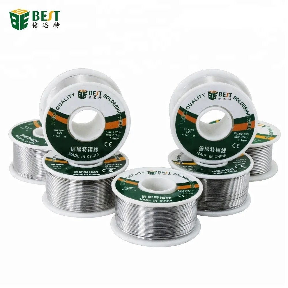 BESTOOL 100g Sn45/Pb55 0.3mm/0.8mm soldering Solder Tin Wire  for Mobile phone pcb Welding Repair Tools