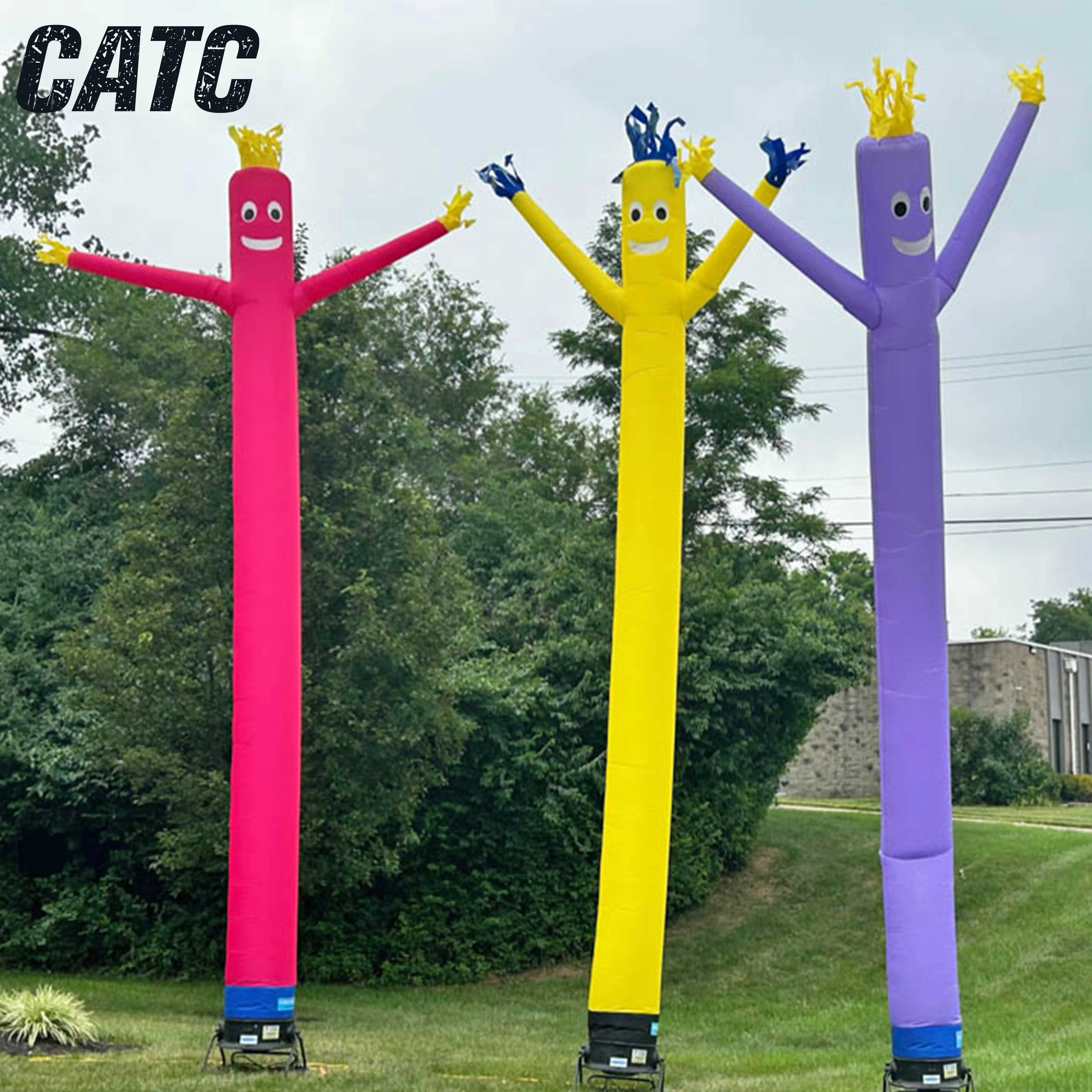 CATC Advertising Man Sky Inflatable Color Printing Air Dancer Inflatable Wacky Waving Inflatable Tube Man Custom