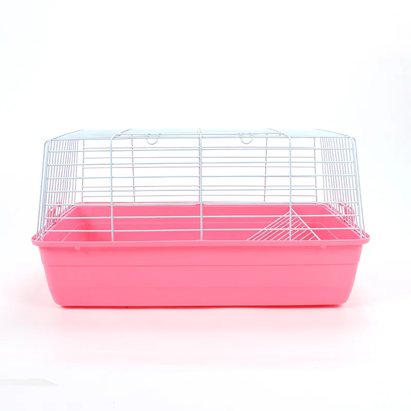Wholesale Wire Pet Transport Cage Guinea Pig Breeding Cages Travel Small Mouse Hutch Portable Hamster Rabbit Cage