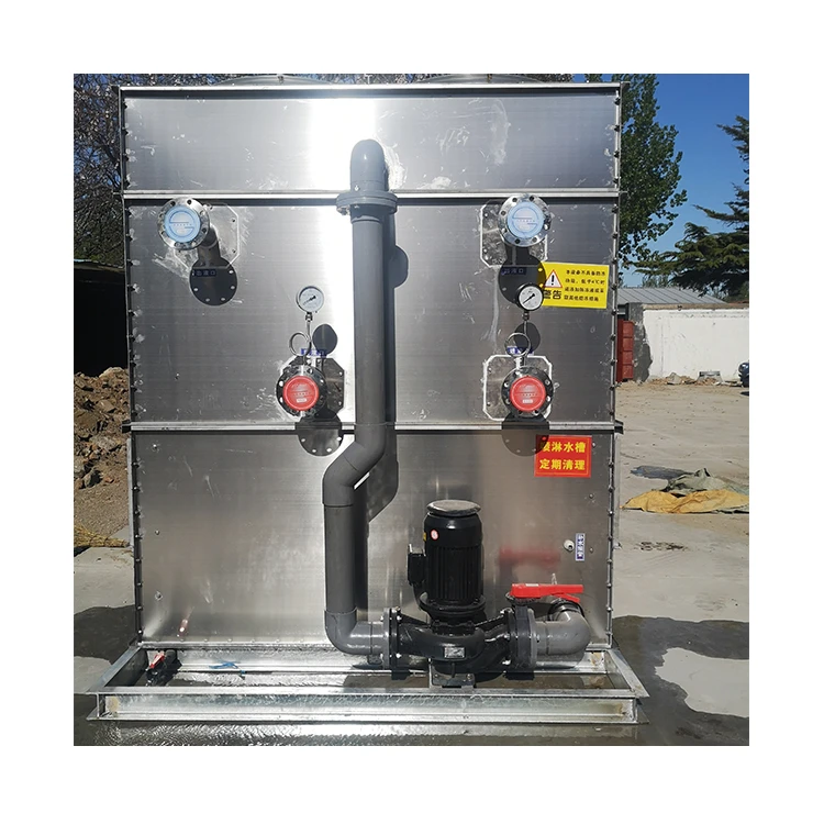Online Wholesale Building Chiller Compressor Induction Furnaces Water  Closed Cooling Tower With Pump