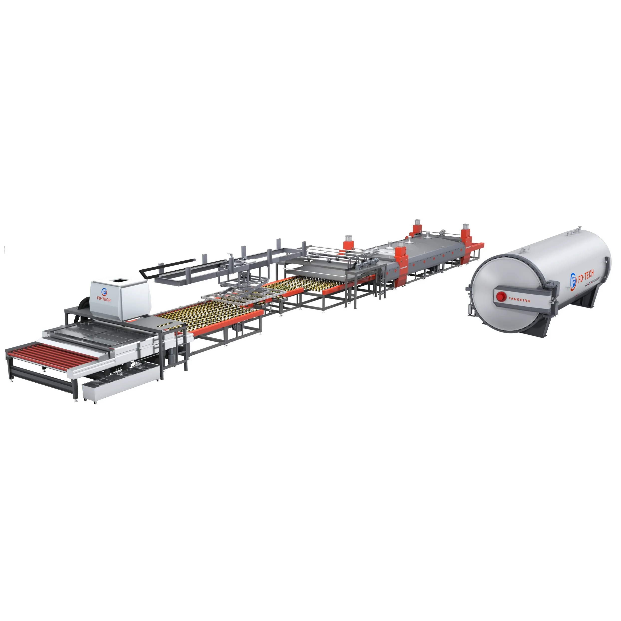 PVB/SGP/TPU/EVA  laminated glass production line with glass autoclave