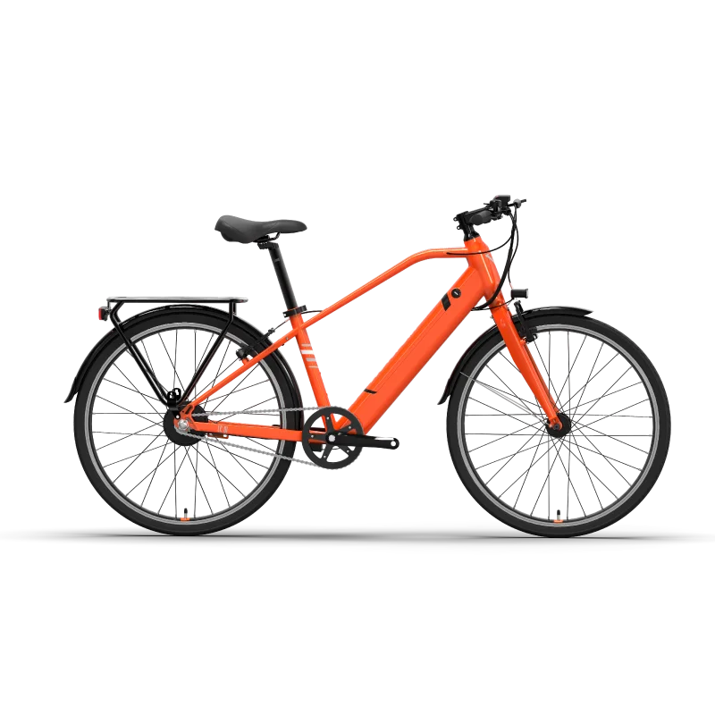 LC01 Eu Warehouse Lithium Battery ebike electric bicycle city bike