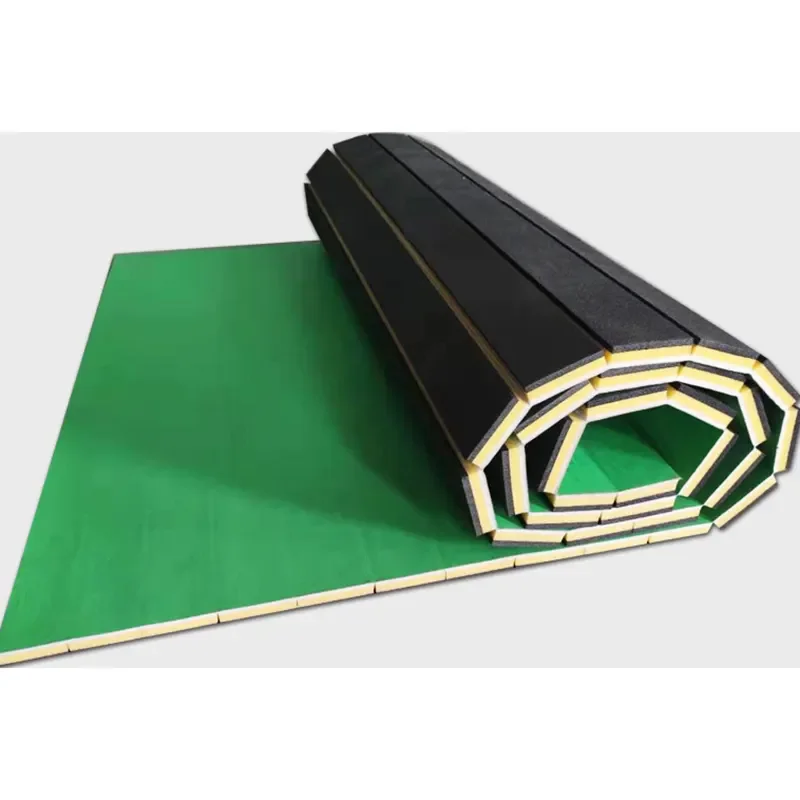WOOSUNG custom roll out mma mats  bjj tatami mat martial arts karate taekwondo roll mats